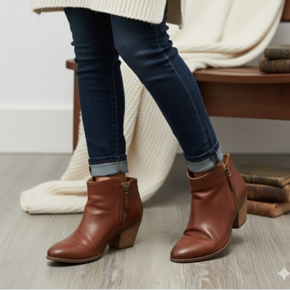 Frye Judith Zip Leather Booties